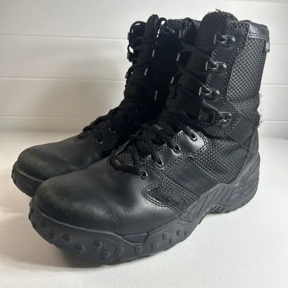 Danner Scorch Mens Boots Sz 9 D Black 8” Combat Breathable Tactical Side Zip